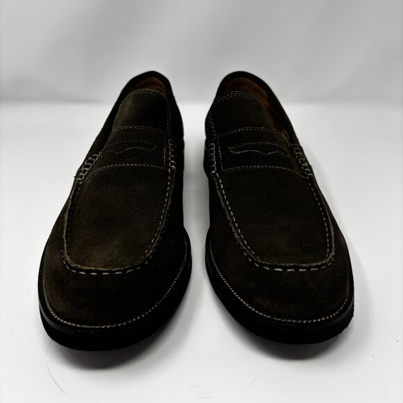Bostonian Men’s Dark Brown Suede Penny Loafers - Brand-new - Size 10 main image 4
